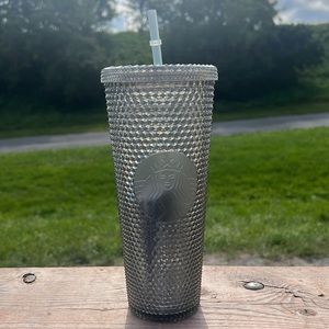 2022 Starbucks Korea New Year gray bling stud cold cup 24oz 710ml Grey